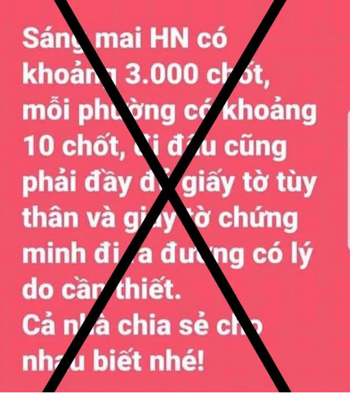 PGĐ Công an Hà Nội: Thông tin sáng mai có khoảng 3.000 chốt, mỗi phường có khoảng 10 chốt là bịa đặt-1