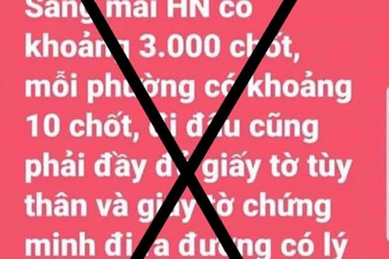 PGĐ Công an Hà Nội: Thông tin sáng mai 