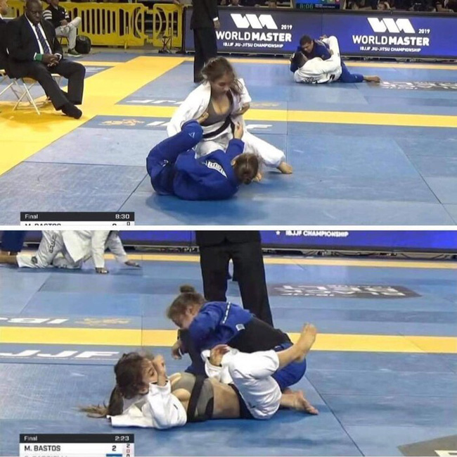 Xôn xao hình ảnh nữ võ sĩ bị đối thủ lột đồ lộ vòng 1 trên sàn đấu Olympic Tokyo 2020, chuyện gì đã xảy ra?-4