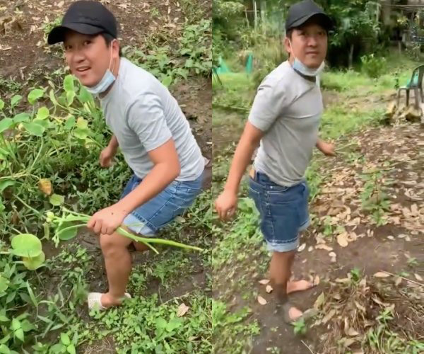 Trường Giang để lộ ngoại hình gây chú ý sau khi về quê làm phụ hồ”-1