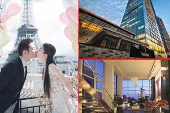 Cận cảnh biệt thự của Huỳnh Hiểu Minh, bên ngoài như tòa lâu đài, nội thất sang trọng bậc nhất, Angelababy sống như công chúa