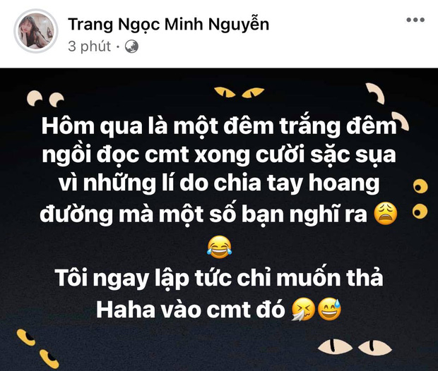 Lương Minh Trang chính thức lên tiếng trước nghi vấn cắm sừng Vinh Râu, nói luôn thái độ hậu ly hôn-1