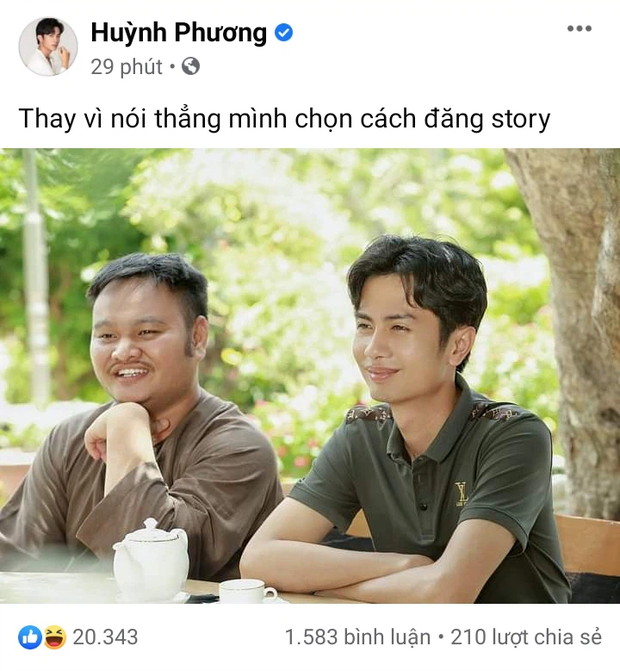 Huỳnh Phương lên tiếng về nghi vấn đăng ảnh cà khịa Lương Minh Trang, bênh Vinh Râu?-1