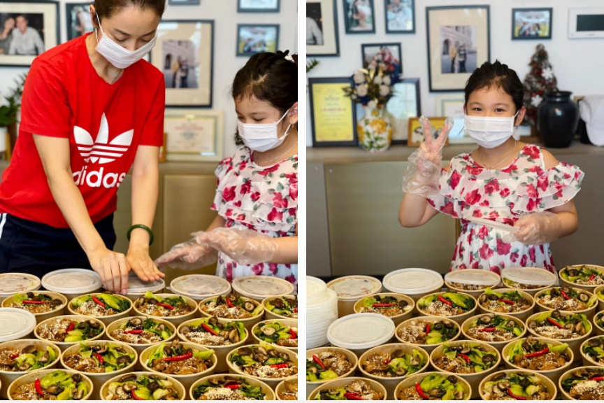 Con gái Jennifer Phạm càng lớn càng xinh như búp bê: Lúi húi làm 1 việc bên mẹ mà được khen nức nở vì ngoan-1