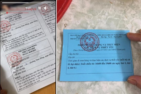 Dân mạng khoe thẻ đi chợ trong những ngày Hà Nội thực hiện giãn cách xã hội