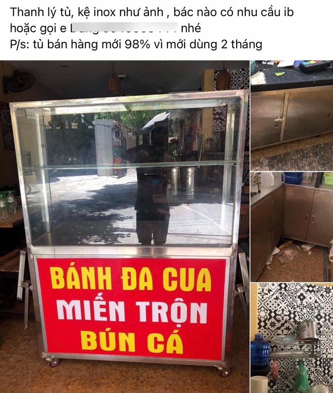 Nhà hàng, quán ăn ồ ạt rao bán, thanh lý đồ dùng với giá rẻ như cho-2