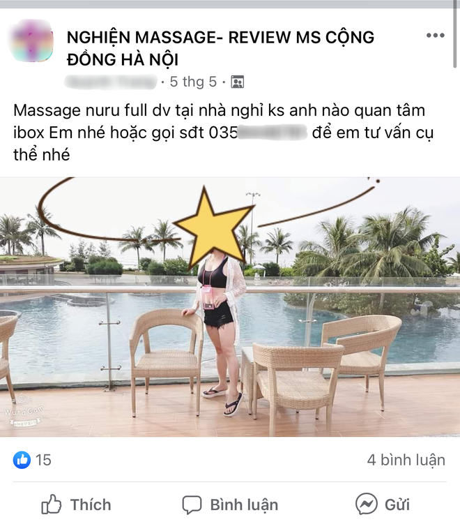 Hà Nội nở rộ hình thức massage sung sướng tại nhà giữa dịch Covid-19, khách tranh thủ vợ đi vắng để gọi phục vụ từ A đến Z-3