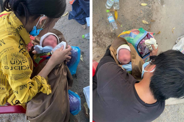 Hành trình bé 10 ngày tuổi vượt 1.500km về quê cùng bố mẹ: Được nhiều người giúp đỡ, về đến quê, vợ con khỏe em hạnh phúc lắm!-6