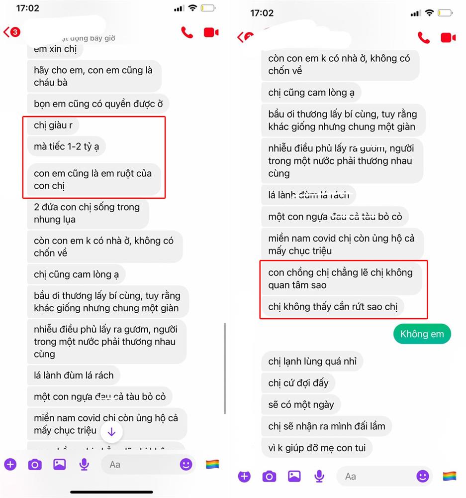Đỉnh cao mặt dày: Tuesday bị ruồng bỏ quay ra năn nỉ chính thất cho hẳn căn nhà 2 tầng để ở vì lá lành đùm lá rách, con em khổ chị không cắn rứt sao?...-4