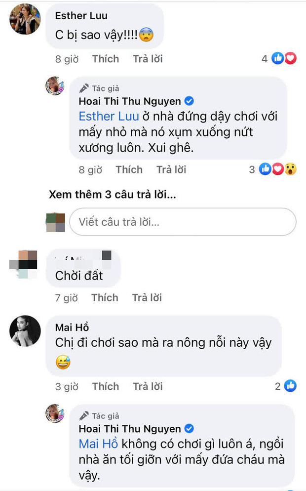 Hoa hậu Thu Hoài gặp chấn thương nghiêm trọng ở Mỹ, Hari Won - Mai Hồ cùng dàn sao Việt đồng loạt lo lắng hỏi thăm-2