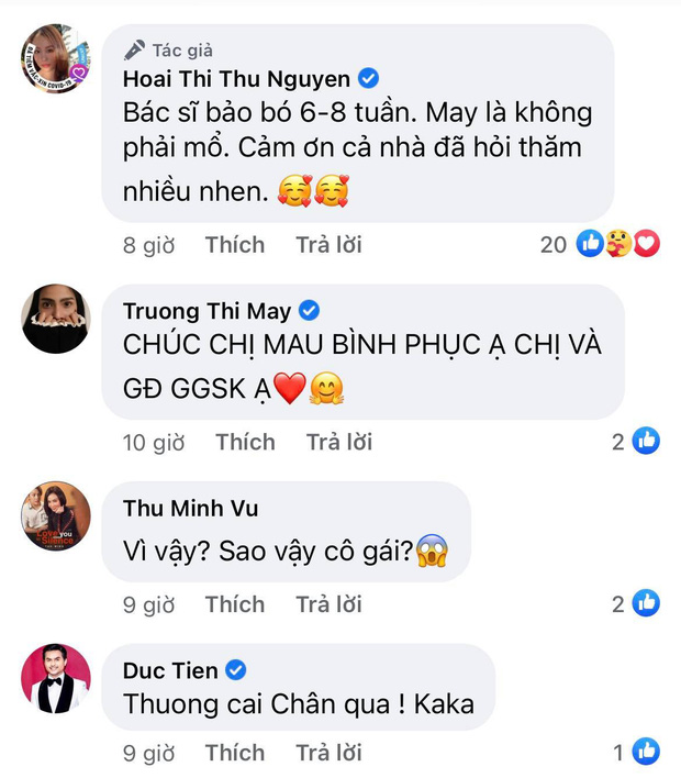 Hoa hậu Thu Hoài gặp chấn thương nghiêm trọng ở Mỹ, Hari Won - Mai Hồ cùng dàn sao Việt đồng loạt lo lắng hỏi thăm-3