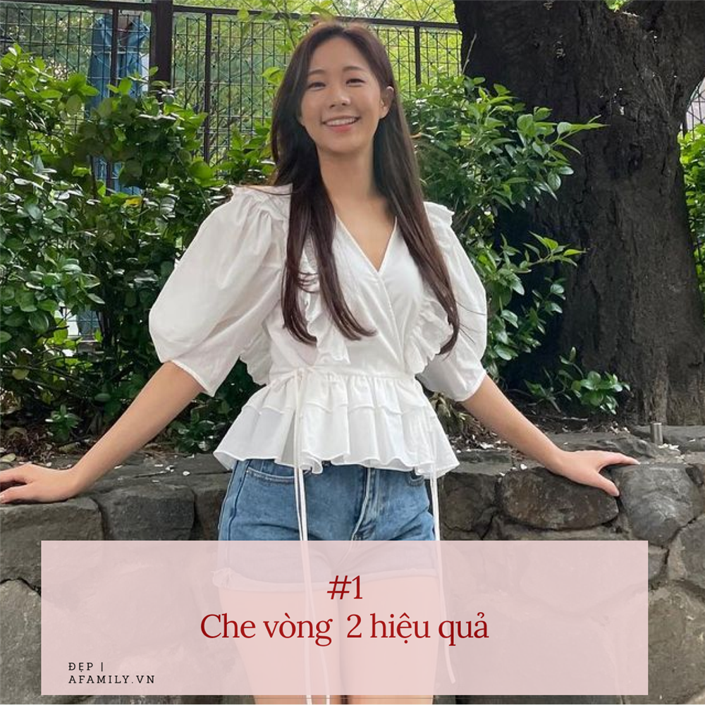 Có 1 kiểu áo blouse ém nhẹm vòng 2 lớn lại hack tuổi trẻ trung, cả loạt sao Hàn đều đang mê mẩn-2