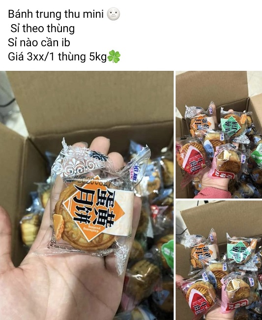 Bất ngờ bánh trung thu mini Trung Quốc bán đầy chợ với giá chỉ từ 3.000 đồng/chiếc-3