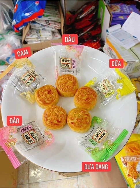 Bất ngờ bánh trung thu mini Trung Quốc bán đầy chợ với giá chỉ từ 3.000 đồng/chiếc-5