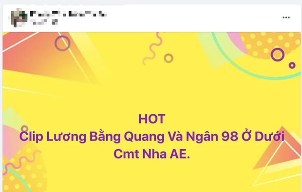 MXH náo loạn vì loạt bài đăng tung link clip sex nghi là của Lương Bằng Quang và Ngân 98, thực hư ra sao?-3