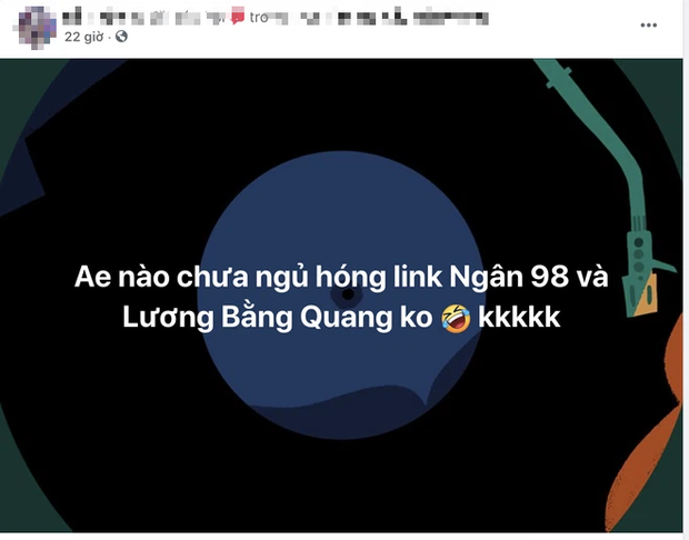MXH náo loạn vì loạt bài đăng tung link clip sex nghi là của Lương Bằng Quang và Ngân 98, thực hư ra sao?-2