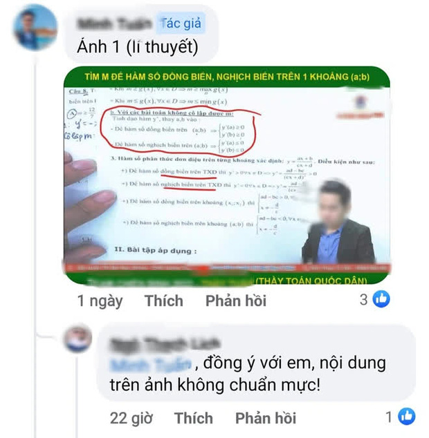 Xôn xao 1 giáo viên tự nhận Thầy Toán quốc dân nhưng lại dạy sai kiến thức cơ bản, khi bị bóc phốt còn đòi kiện ngược học sinh-2