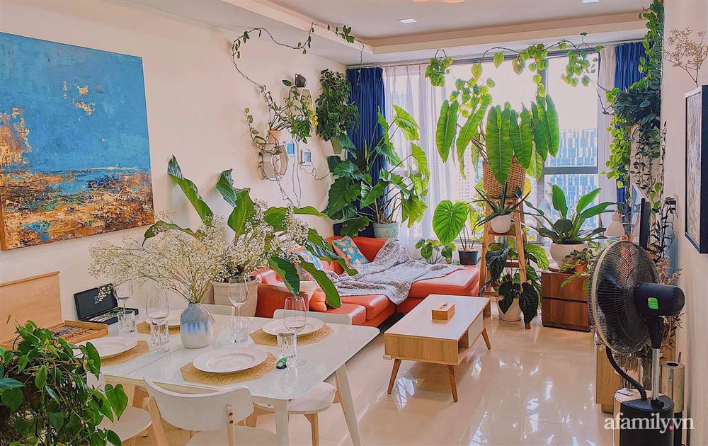 Căn hộ trên tầng cao xanh mát ấn tượng với đủ loại cây nhiệt đới của chàng trai Sài Gòn-3