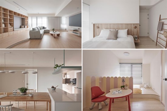Ngôi nhà 45m2 lộng lẫy và tràn đầy hạnh phúc, dù nhỏ xinh vẫn thoải mái không gian cho trẻ vui đùa