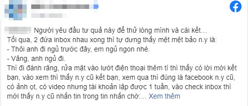 Rảnh rỗi giả nick người yêu cũ của bạn trai để thử lòng và cái kết lững lờ dọa chia tay gây tranh cãi: Tại anh hay tại ả?-1