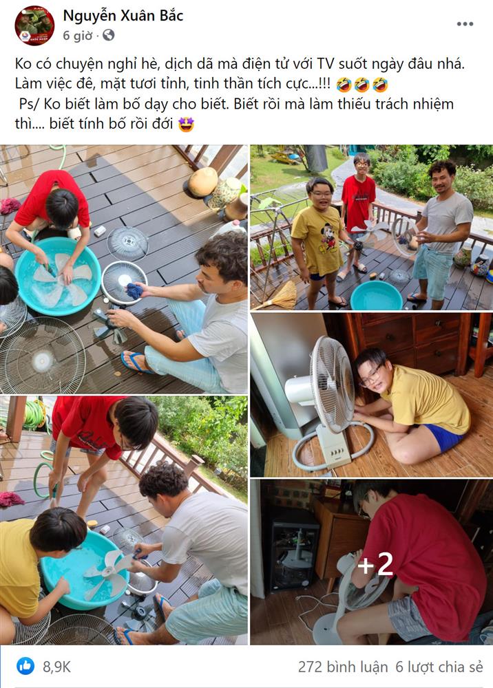 Các con nghỉ dịch, ông bố Xuân Bắc bày cách cha mẹ cai nghiện” điện tử - TV cho trẻ, MC Đặng Diễm Quỳnh bình luận hài hước-1