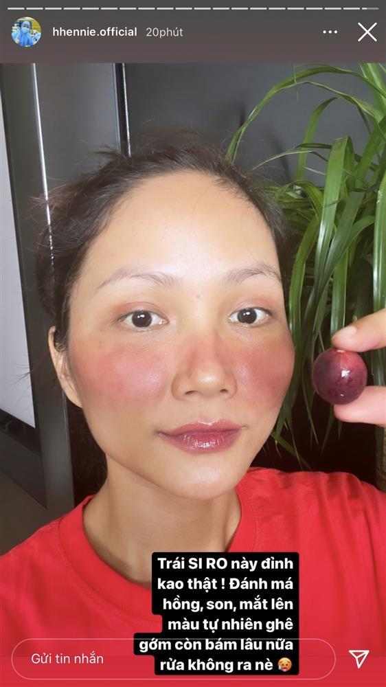 HHen Niê như vẹt hát tuồng vì màn trang điểm bằng hoa quả-2