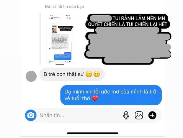 Hot girl trứng rán bỗng đại chiến dân mạng, tung 7749 cap màn hình căng đét: Drama gì nữa đây?-2