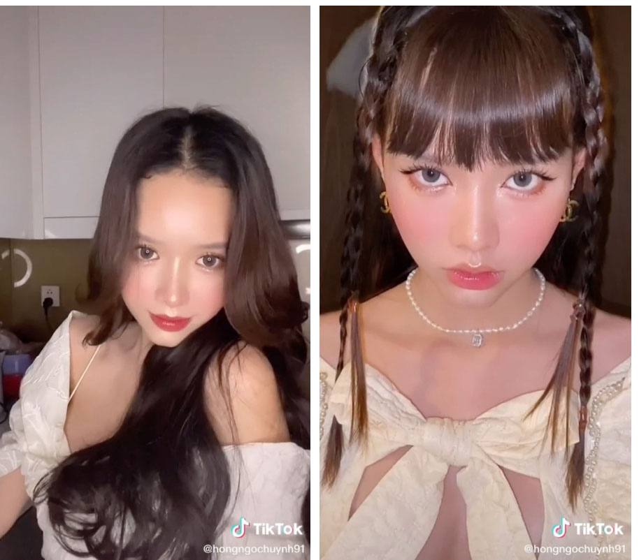 Gái xinh Đồng Tháp gây choáng khi tự bóc” nhan sắc thật: Mặt mộc vs makeup như 2 người khác nhau-3