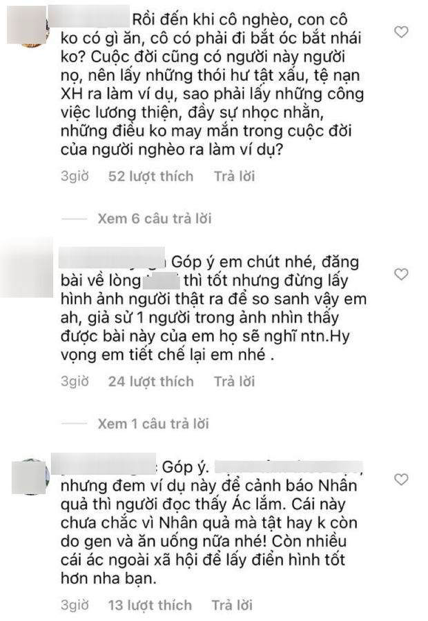 Angela Phương Trinh gây phẫn nộ vì chia sẻ chuyện phản khoa học về nguyên nhân trẻ bị khuyết tật kèm ảnh bé gái và cóc nhái-4