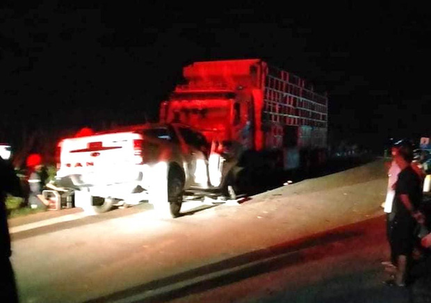 Diễn biến vụ tai nạn lúc nửa đêm khiến 4 cán bộ y tế đi tập huấn tiêm vắc xin Covid-19 thương vong-3