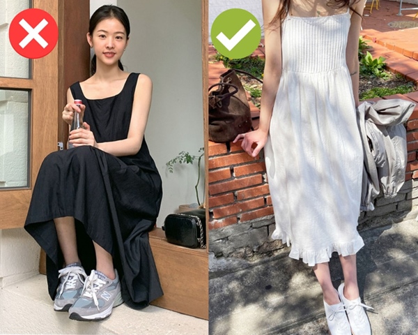 4 kiểu giày không nên mix cùng váy vì làm xấu cả tổng thể, mất đi vẻ duyên dáng-2