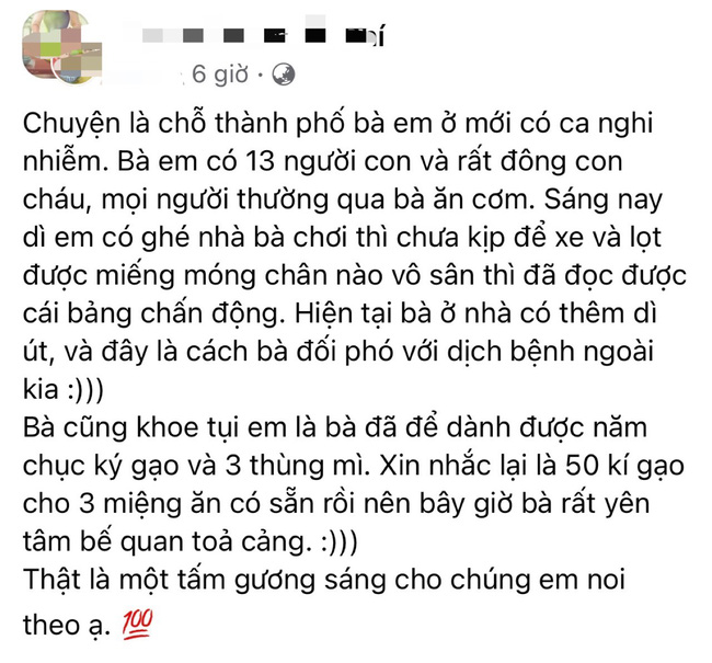Cụ bà nghiêm chỉnh chấp hành quy định mùa dịch, khóa cổng, treo biển không tiếp khách kể cả con cháu” cực gắt!-1