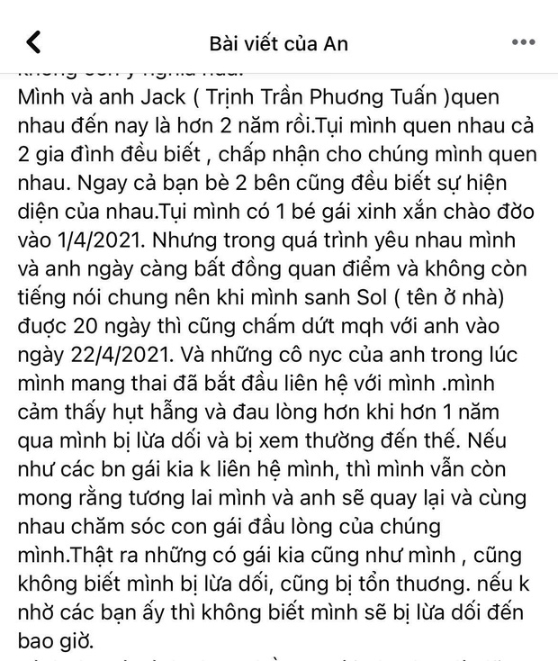 Thiên An đích thân tung giấy chứng sinh của con gái với Jack, tuyên bố chịu trách nhiệm hình sự nếu dối gian-2