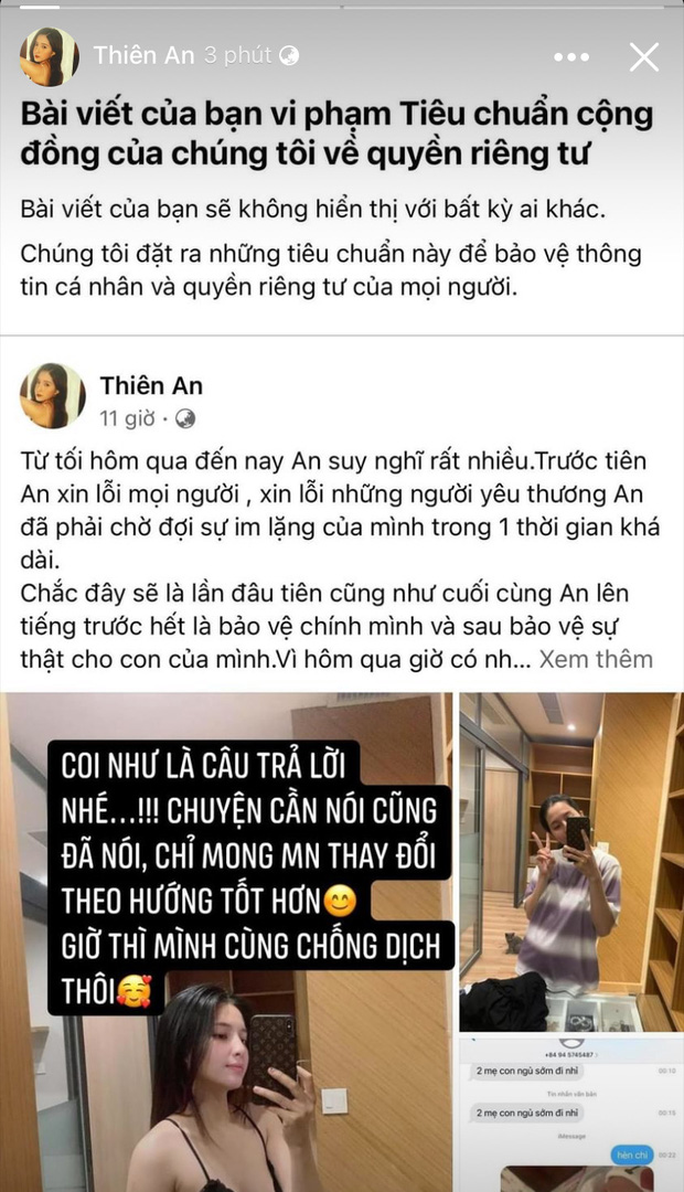 Nửa đêm Thiên An hé lộ lý do bài đăng tố cáo Jack bay màu, lần đầu nói về tình trạng của con gái-1