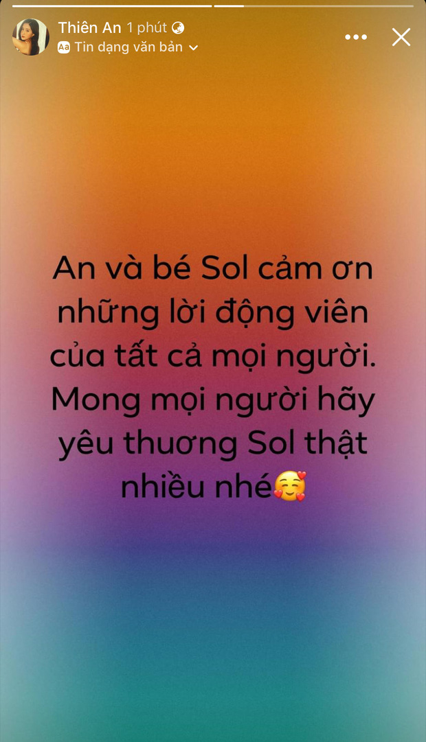 Nửa đêm Thiên An hé lộ lý do bài đăng tố cáo Jack bay màu, lần đầu nói về tình trạng của con gái-2