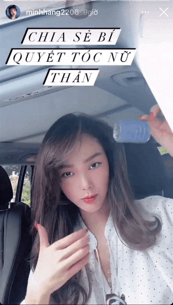 Tự cắt mái layer chỉ trong 3 bước, Minh Hằng khoe tóc mới sang chảnh không thua gì kiểu tóc thiên thần ngày trước-3