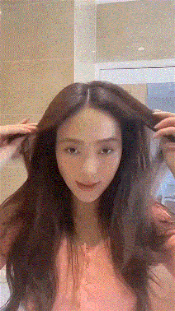 Tự cắt mái layer chỉ trong 3 bước, Minh Hằng khoe tóc mới sang chảnh không thua gì kiểu tóc thiên thần ngày trước-10