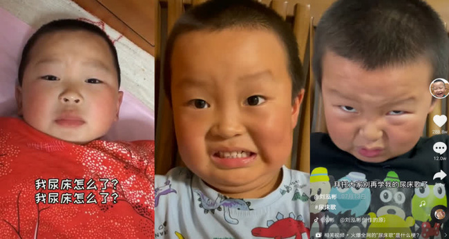 Bé trai 6 tuổi cãi bướng khi mẹ phát hiện tè dầm, không ngờ câu nói nổi tiếng trong một đêm, được phổ nhạc thành bài hát tẩy não trên TikTok-1