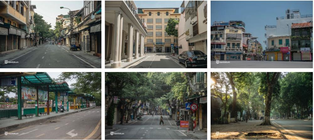Những hình ảnh về Hà Nội sẽ khiến chúng ta nhớ mãi quãng thời gian này - khi cả thành phố căng mình chống dịch-1