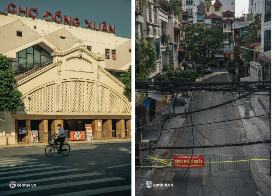 Những hình ảnh về Hà Nội sẽ khiến chúng ta nhớ mãi quãng thời gian này - khi cả thành phố căng mình chống dịch-2