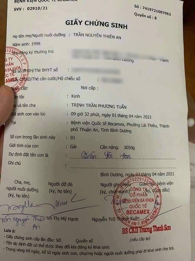 Thiên An sinh con ở viện nào, giá cả ra sao mà dân mạng nói bị Jack đối xử bạc bẽo?-1