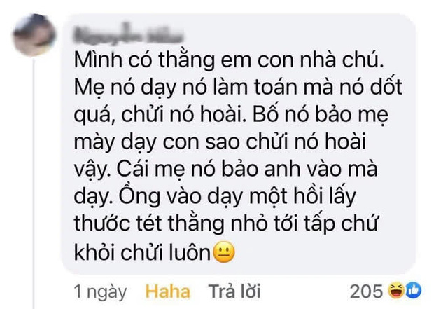 Dạy con học lớp 1, phụ huynh tức điên vì con đánh vần tờ ôm tôm huyền hùm, 7 trừ 2 bằng 9, nhưng xem cách viết chữ mới tấu hài nhất-1