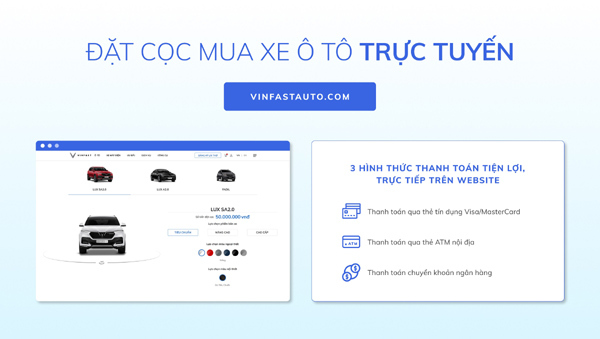 Đã có thể mua ô tô Vinfast trực tuyến-2