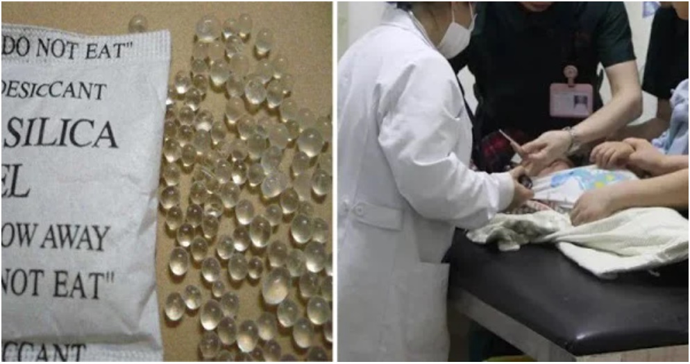 Bé 3 tuổi nhai nuốt gói hút ẩm, mẹ bình tĩnh xử lý trước khi đưa con vào viện: BS khen hết lời-1