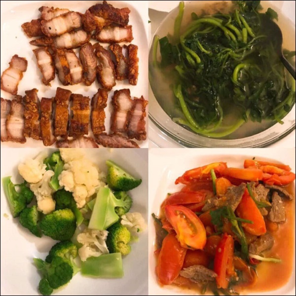 Giãn cách ở nhà, Hoa hậu Đặng Thu Thảo vào bếp nấu nhiều món ngon đãi chồng con, nhìn thành quả là biết đúng chuẩn vợ đảm-9