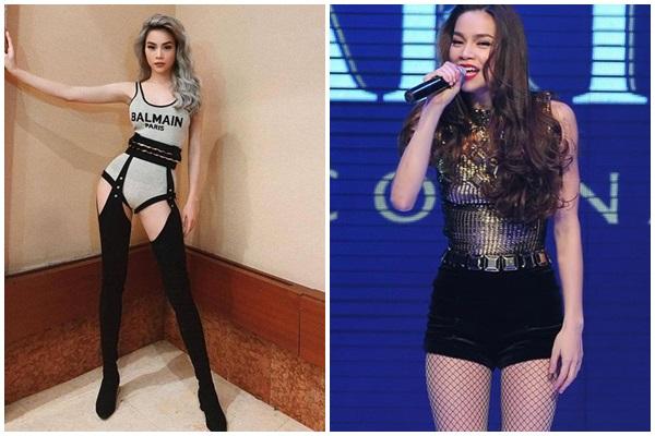 Bắt bài giấu bụng mỡ của Hà Hồ nhờ chiêu mix đồ cao tay với quần short-2