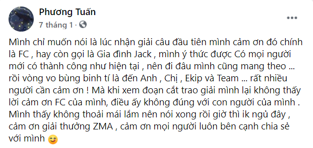 Phát hiện chi tiết bất thường trong bài đăng xin lỗi của Jack khiến cộng đồng mạng tiếp tục mỉa mai-3