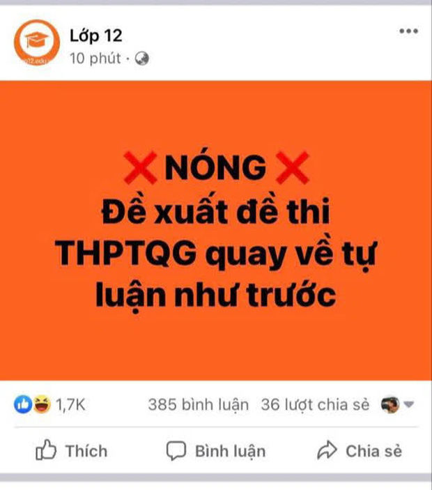 Bộ GD&ĐT chính thức lên tiếng về tin đồn quay lại thi TỰ LUẬN tốt nghiệp THPT Quốc gia từ năm sau-1