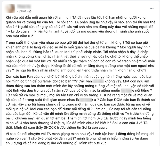 Bạn gái thứ 2 chơi lớn tung bằng chứng chi tiết tố Jack vô trách nhiệm với con, sốc nhất clip cùng Thiên An hé lộ chuyện ấy-2