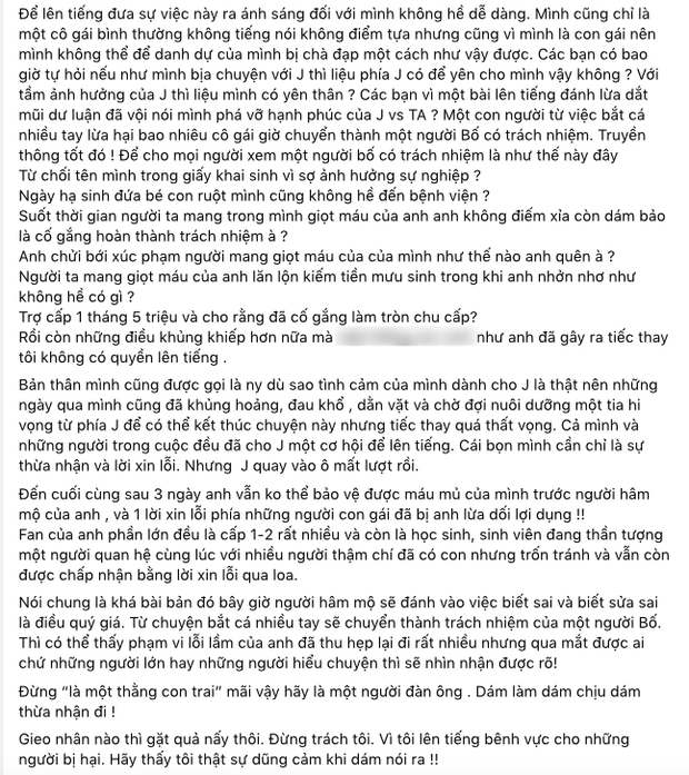 Bạn gái thứ 2 chơi lớn tung bằng chứng chi tiết tố Jack vô trách nhiệm với con, sốc nhất clip cùng Thiên An hé lộ chuyện ấy-3